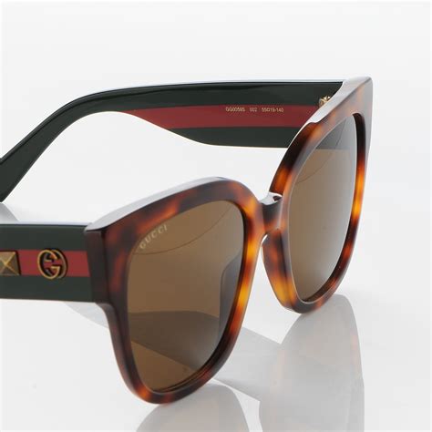 square sunglasses with web gucci